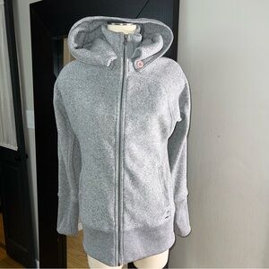 Burton Women’s DryRide Full-Zip Hoodie Sweatshirt Gray Size Large